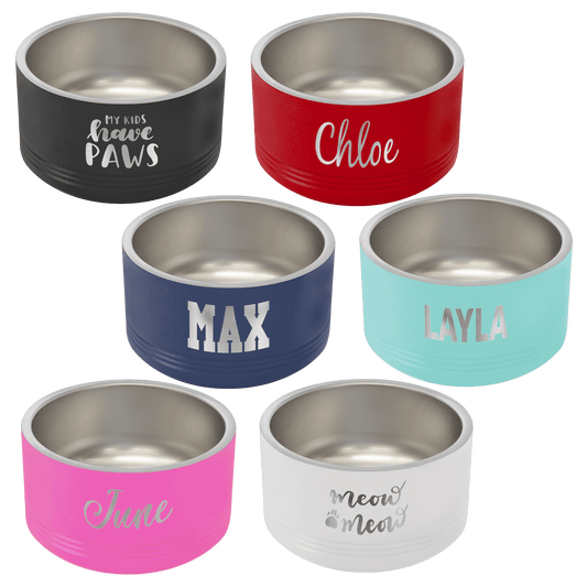 Pet Bowl - 32 oz or 18 oz - Personalization available