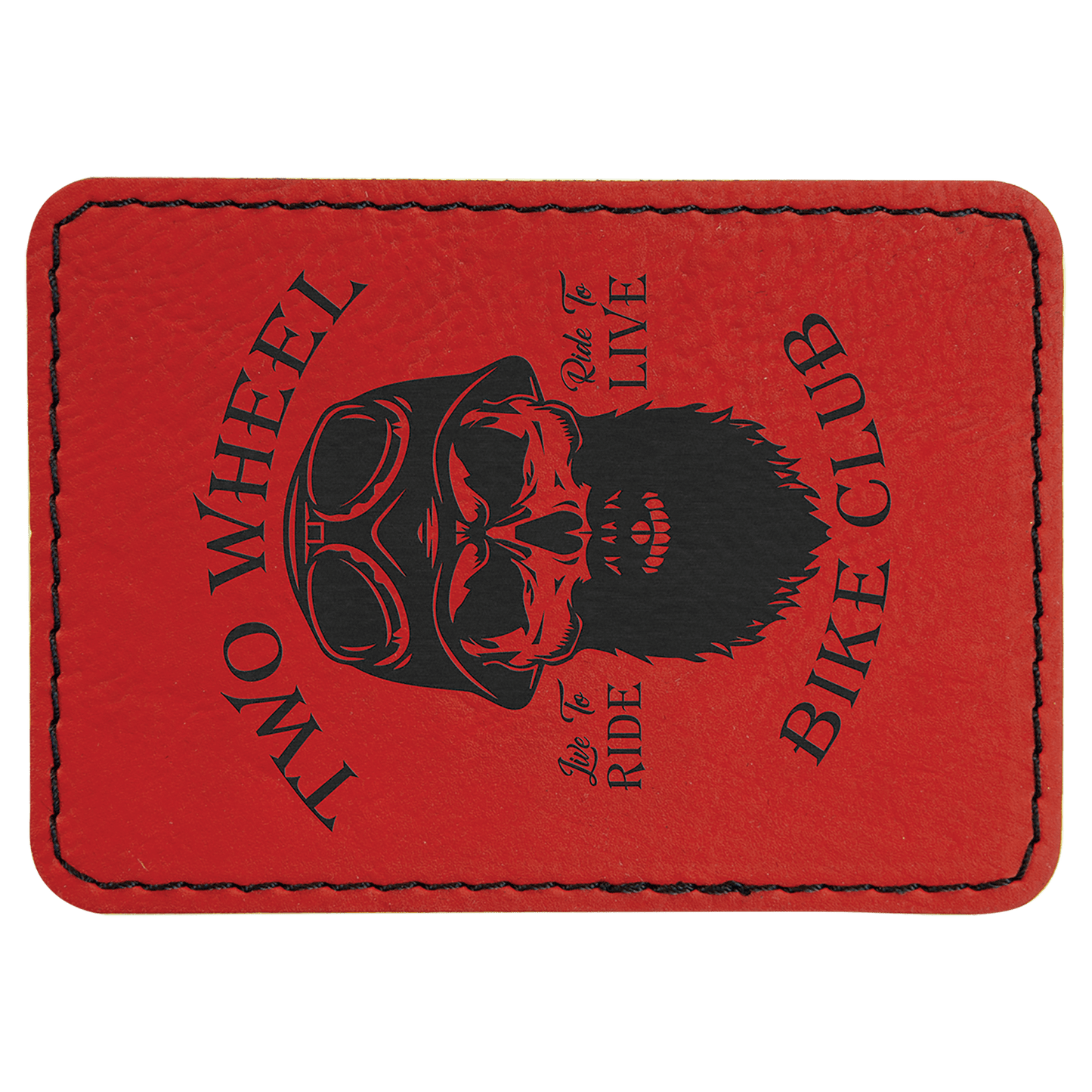 Luxury Leatherette Patch with adhesive- Personalized